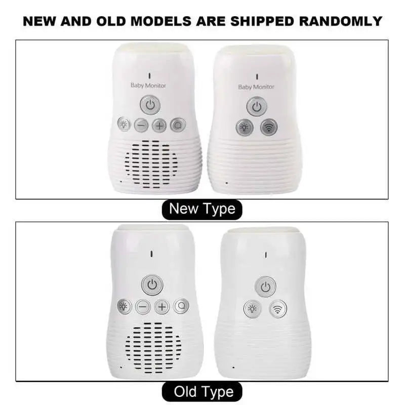 2.4GHz Baby Audio Monitor Two-Way Talk Infant Intercom Wireless Night Light Home Security Device kids safety