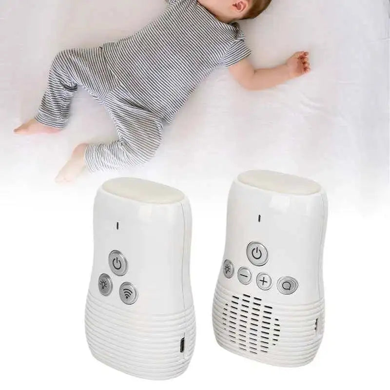 2.4GHz Baby Audio Monitor Two-Way Talk Infant Intercom Wireless Night Light Home Security Device kids safety