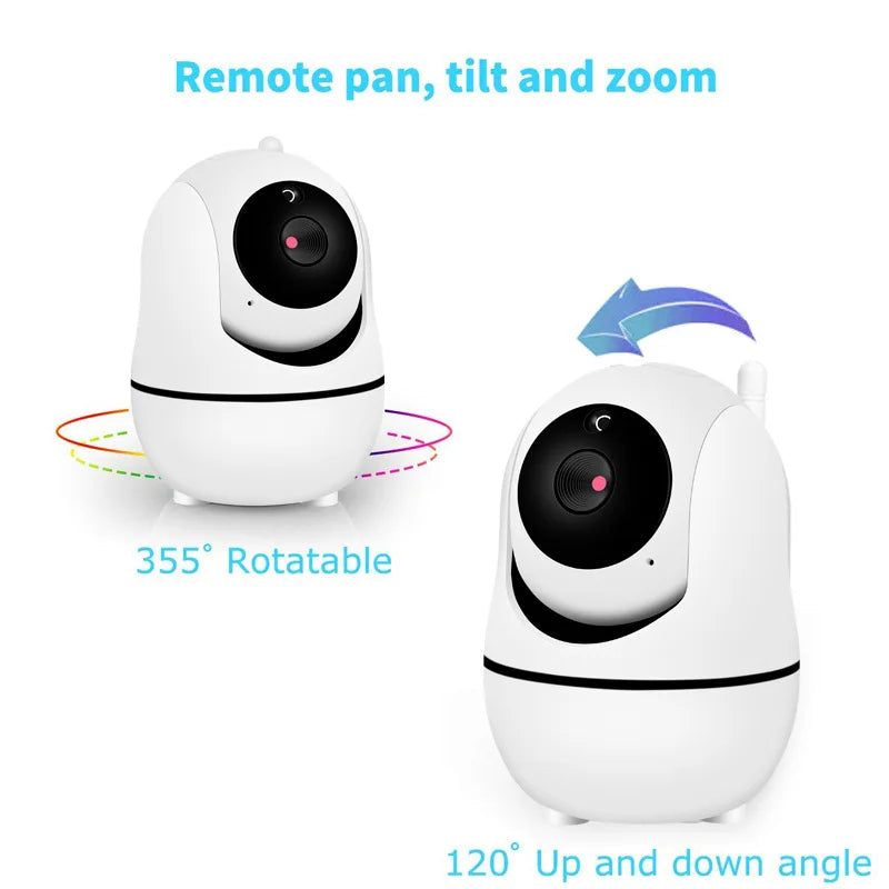 3.2 inch IPS Screen Wireless PTZ Video Baby Monitor