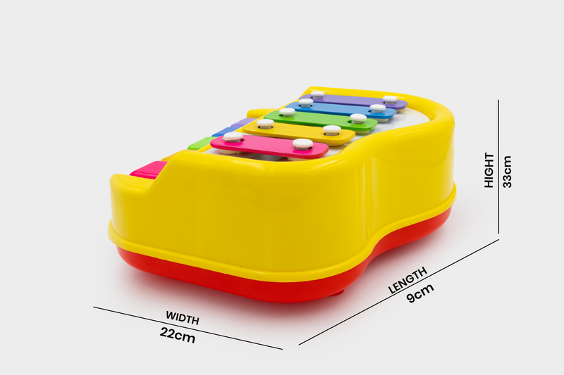 2 in 1 Musical Xylophone & Piano Toy for Kid |5 Pin Toy | Interactive Toys |